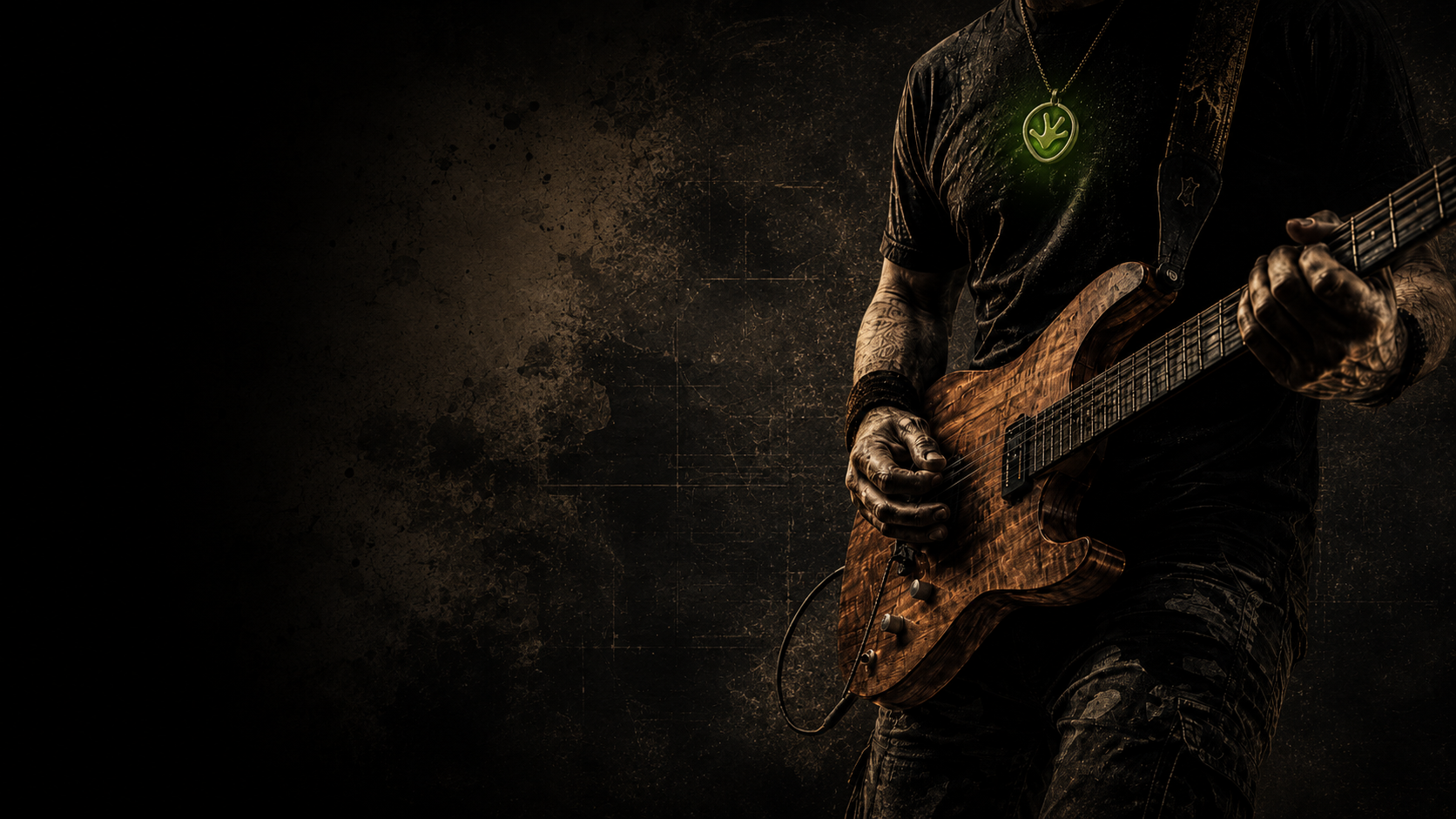 Chitarrista con chitarra elettrica